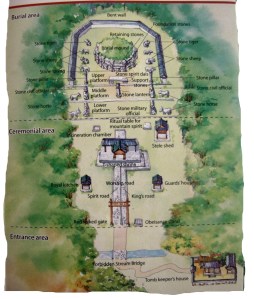 Extensive burial site constructed according to the principles of pungsu.