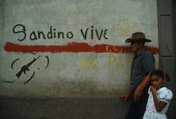 Sandinista graffiti in modern Nicaragua.