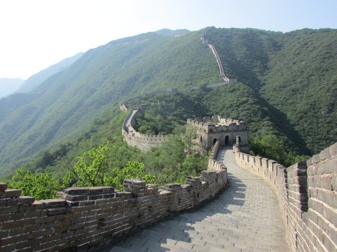 The Great Wall of China, near Beijing.