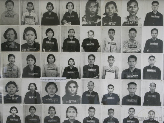 The faces of the New People, Tuol Sleng.