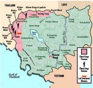The Khmer Rouge continued to control portions of Cambodia well into the 1990s.