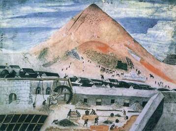 Cerro Rico with the Casa de Moneda in the foreground.